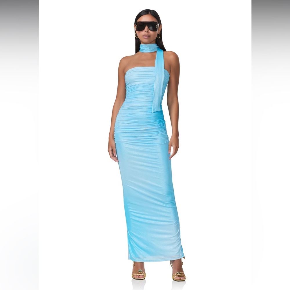 AFRM Ira Metallic Dress